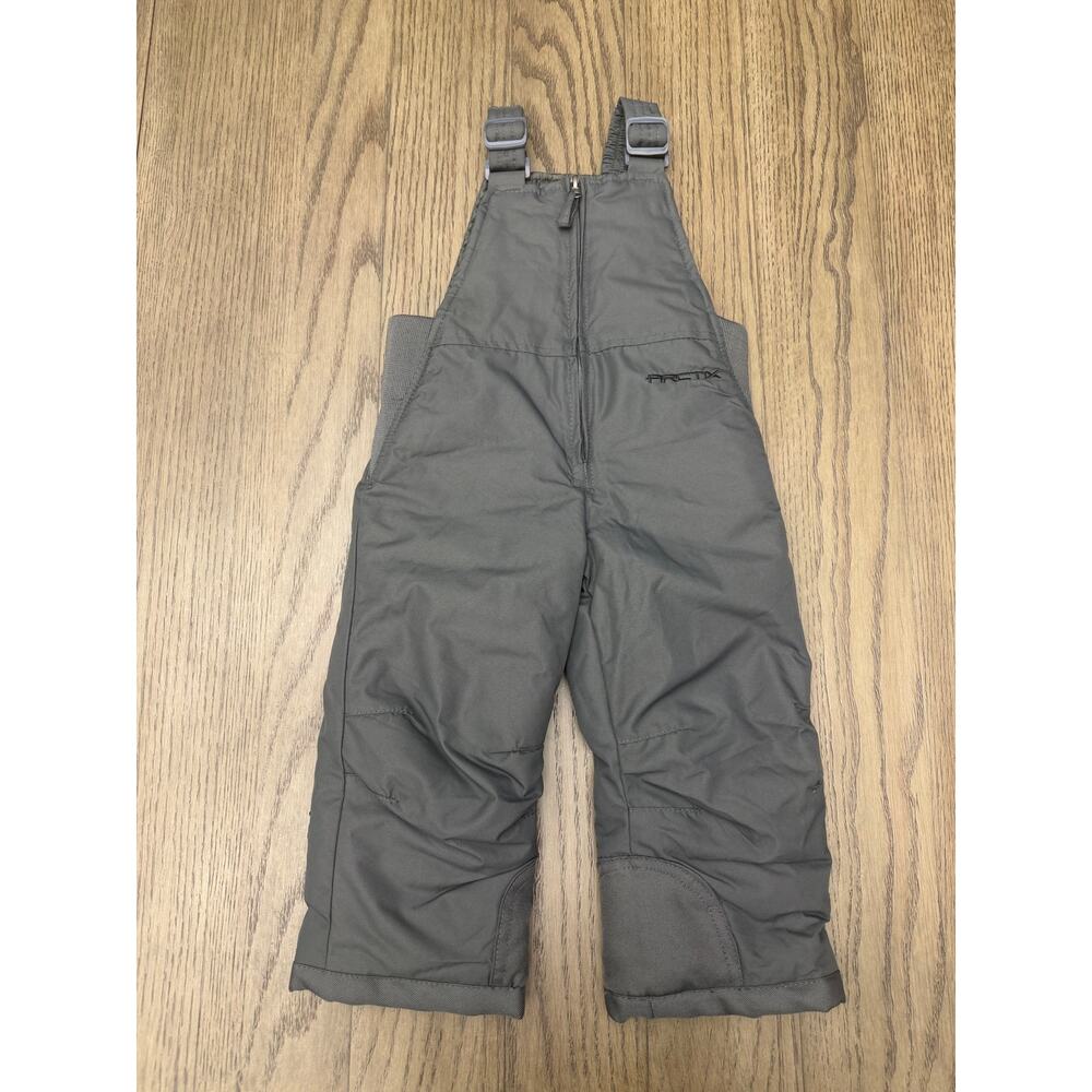 Arctix Toddler Snow Bibs 2T Charcoal Gray